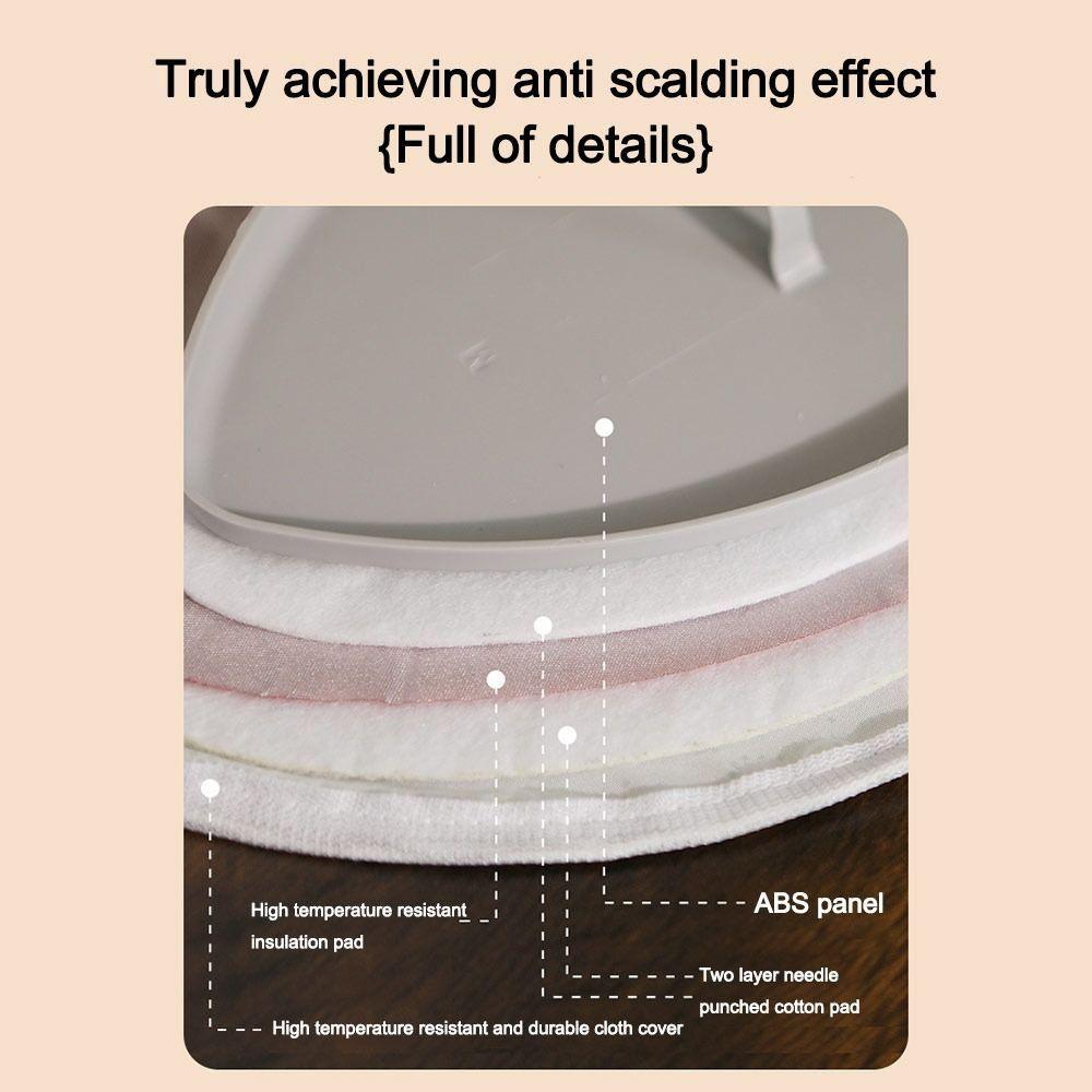 Mini Ironing Board Anti-scald Heat Resistant Ironing Table Rack with Finger Loop Handheld Clothes Garment Steamer Sleeve