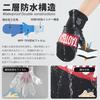 Basic Snowboard Mittens with Wrist Guards for Men and Ski Gloves with Inner Women, Protectors, Waterproof, Warm, Abrasion-Resistant, Five-Finger