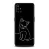 Phone Case For OnePlus 13 12 11 10 9 Pro 9T 13R 12R 10R 9R 9RT 10T 8T 8 Nord 2T CE 2 3 5G N200 N30 Cover Cat Line Black Cats