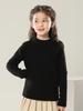 100% Wool Striped Round Neck Kids’ Thermal Sweater - Medium to Large, Unisex, Autumn/Winter