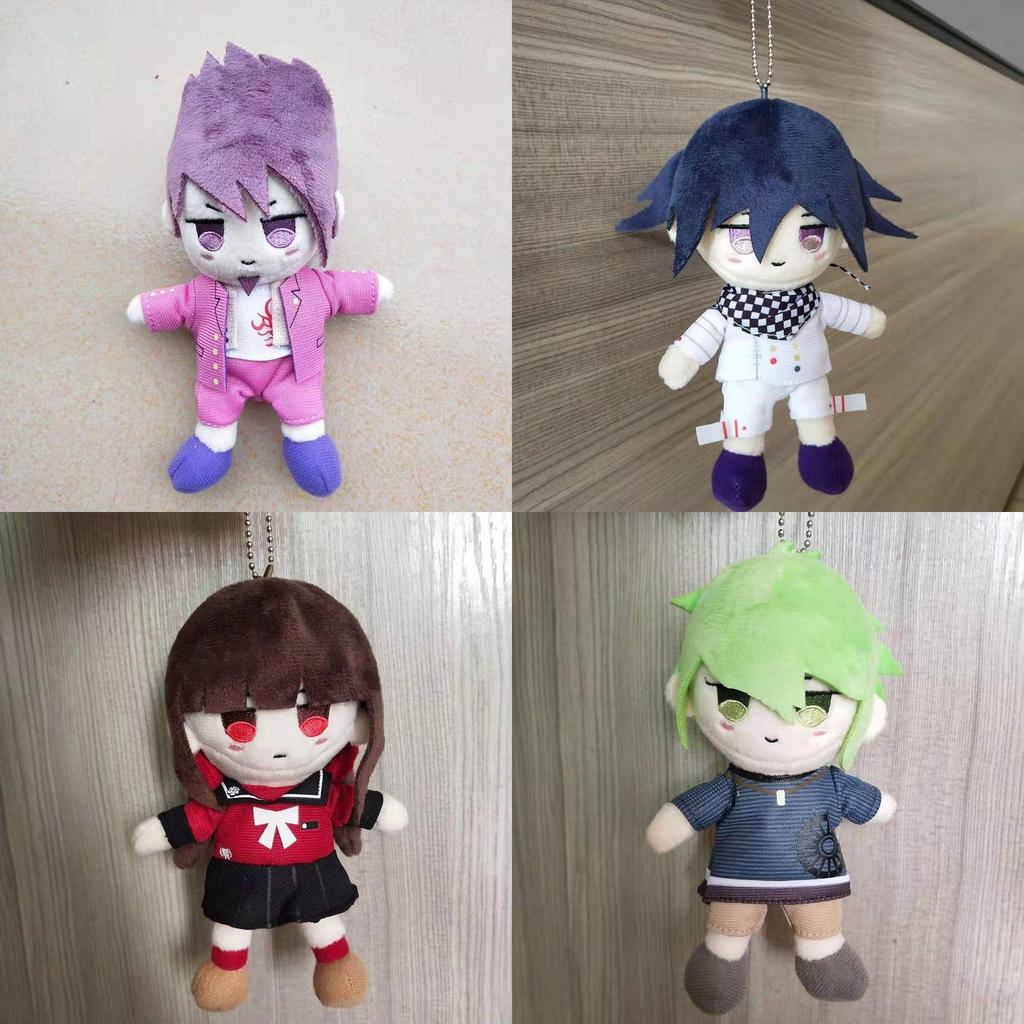 Adorable Danganronpa V3 Kokichi Oma Plush Toy Doll Key Chains Pendant For Kids