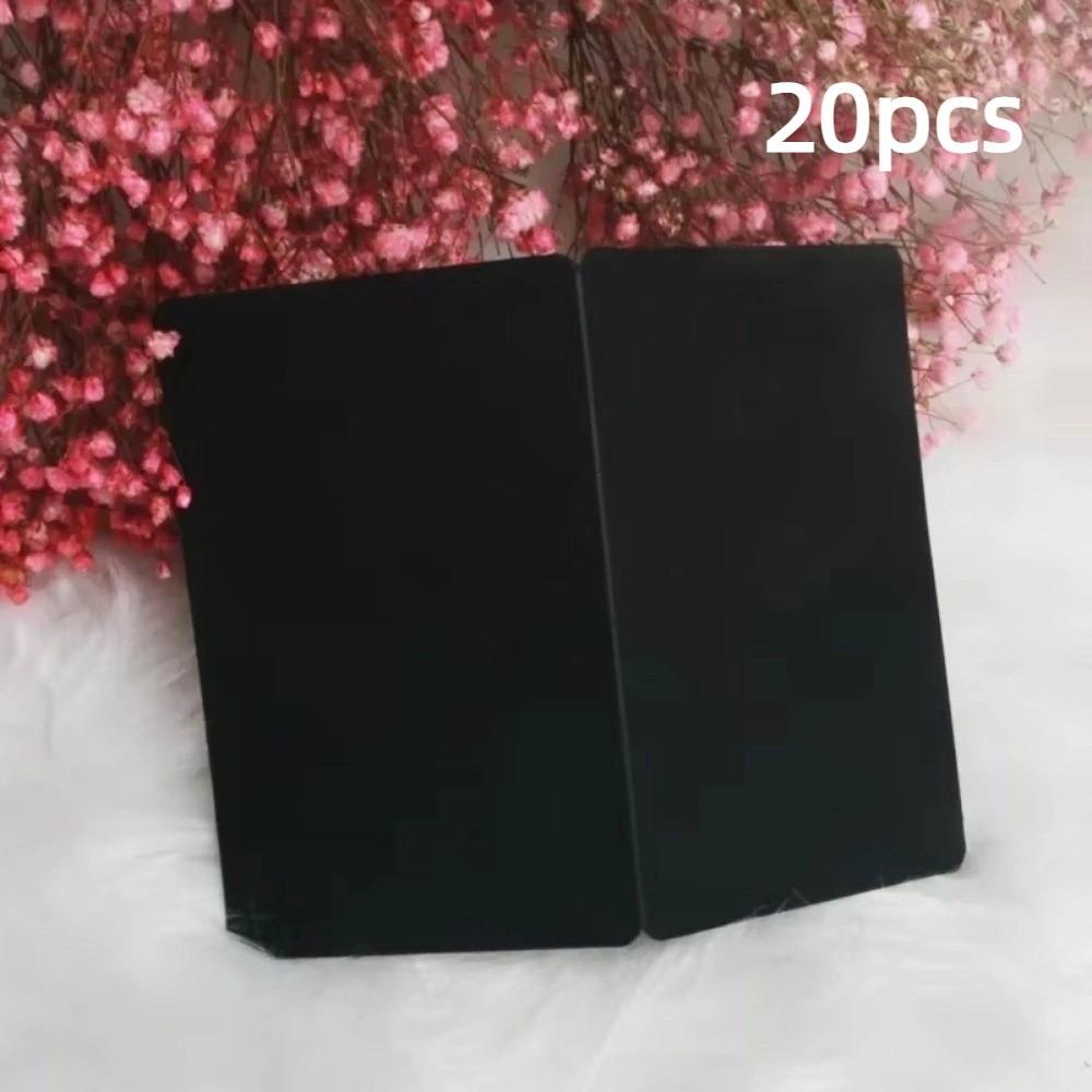20pcs DIY Blank Kraft Paper Cards Folding Multi-purpose Hard Paper Card Gift Blessing Card Christmas Wedding Festival
