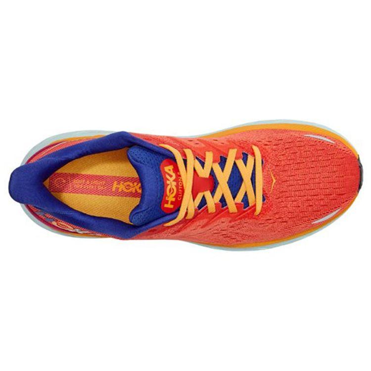 HOKA Clifton 8 ST/ART Pack Herren Sneaker Orange Fiesta Bluing 1119393-FBLN