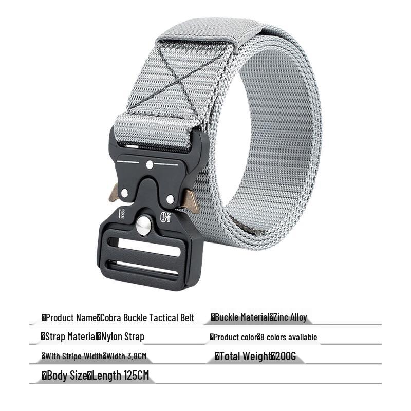Furong Quick Release Cobra Buckle Tactical Belt