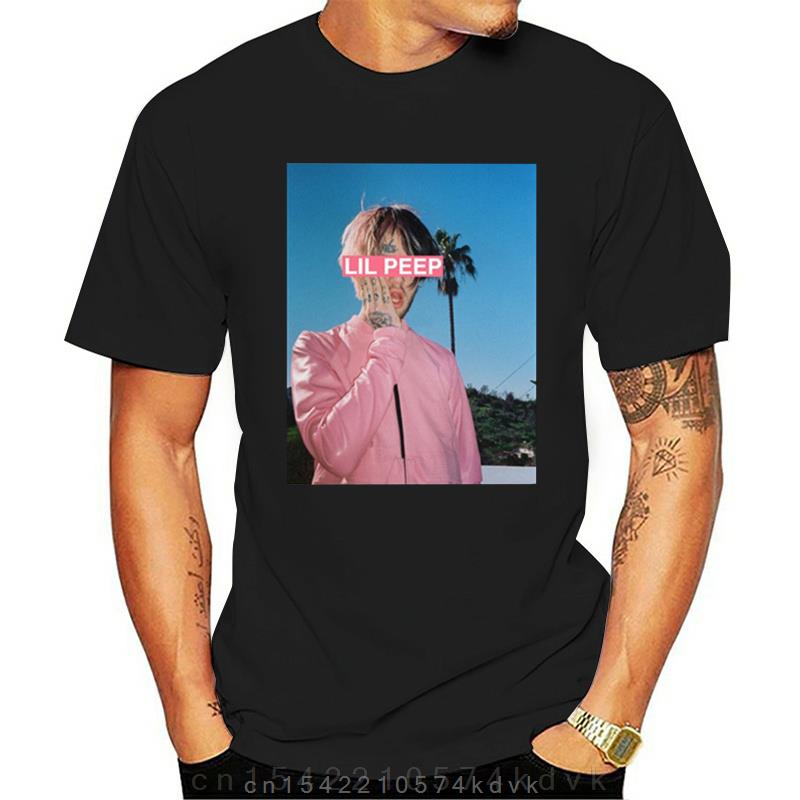 Quality Comfortable Cotton Hip Hop Man Lil Peep T-Shirt Streetwear Hip Hop O-Neck Tees Tops