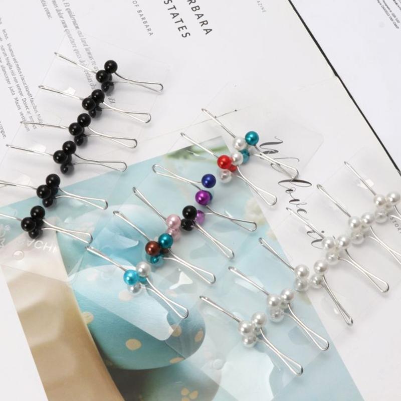 Muslim Women Scarf Clip Pin Hijab Stainless Steel Hairpin Muslim Fashion Yarn Scarf Clip Pin  Muslim Fixed Pins