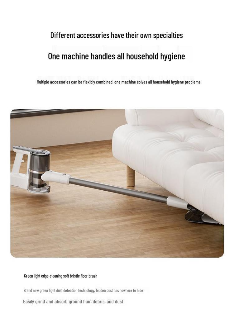 Foldable Wireless Long Handle Roller Brush Vacuum with Mopping for Carpet & Floor – High Suction Handheld Cleaner
