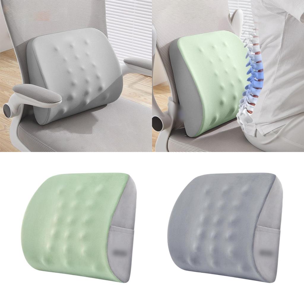 Waist Support Pad Ergonomic Gifts Back Cushion for Plane Game Chair Car Seat