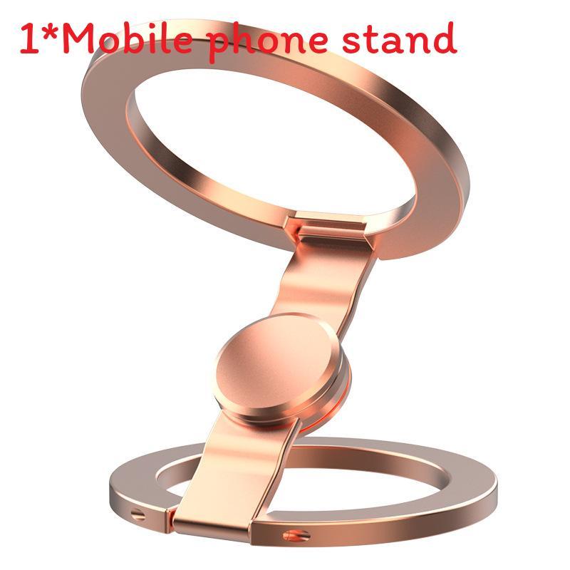 

Magnetic Phone Holder With Finger Ring Stand For Desk And Home Office рожевий колір золота