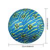 Duhok Dynamic Sports Emblem Size 5 Soccer Ball,Indoor/Outdoor Suitable for Training Matches Tournaments Practice Games Perfect Gift for Fan