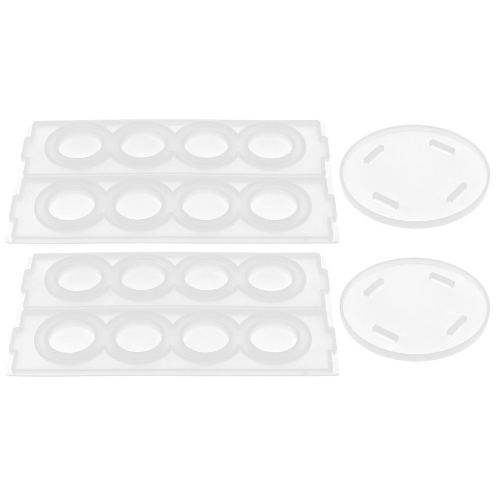 

DIY Silicone Coffee Rack Silicone Mould Includes 2 Disc Includes 2 Shelf Coffee Storage Stand 360° Rotating Holds 16 Coffee Pods