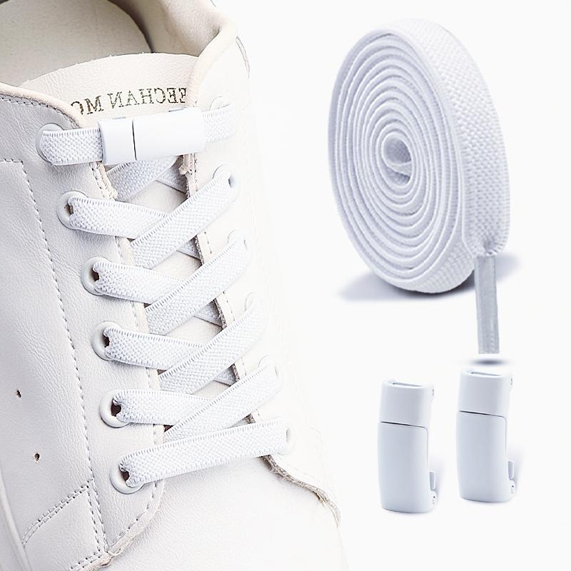 Lacci magnetici per sneakers senza nodo, lacci elastici per scarpe per adulti e bambini, lacci elastici senza nodo, accessori per scarpe, 1 paio/2 paia
