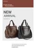 High-End Versatile Retro Women's Large Capacity Bucket Handbag - Winter Style Single Shoulder Crossbody