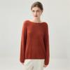 Lekasha Women's Cashmere Goat Wool Loose Knit Sweater 