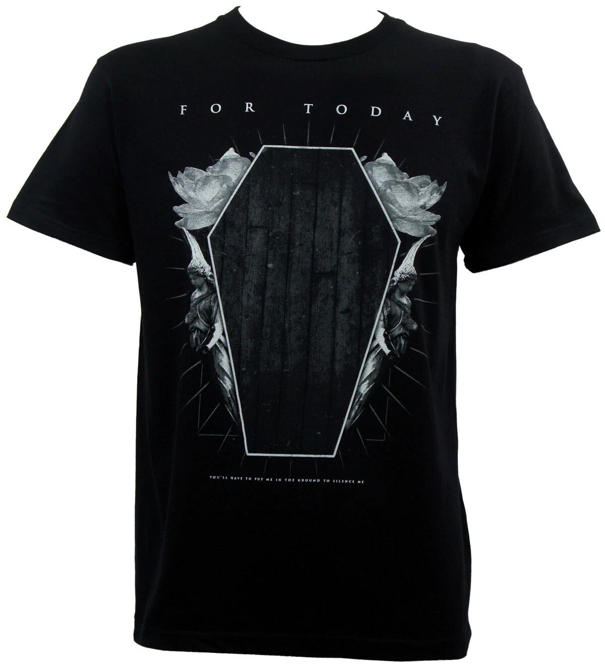 

Authentic FOR TODAY Band Silence Coffin Angels Slim-Fit T-Shirt S NEW 3XL