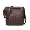 Lightweight Retro Messenger Bag Women's Bag Large Capacity Crossbody Bag PU Shoulder Bag