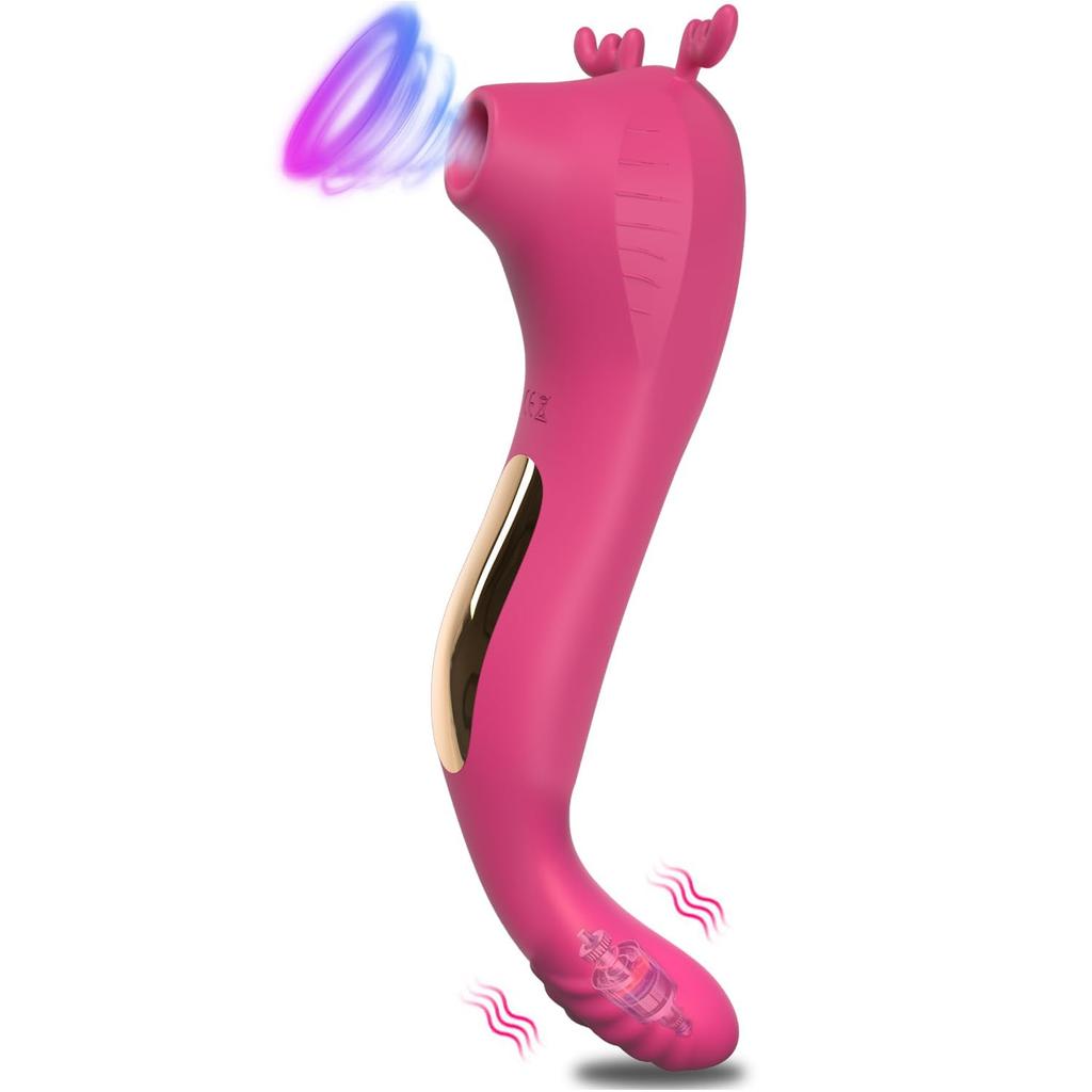 Vibrator Electric Massager Rotor Bibu for Women Powerful Clitoral Suction Popular Vibrator Types of Suction and Hitting 10 Types of Nipple Attack