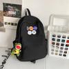 Schoolbag1011 Backpack Men's Simple Large Capacity Travel Backpack Leisure Japanese Junior High School High School Student School Bag