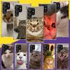 Pet Cat Funny Memes Phone Case For Samsung Galaxy S26 S25 Edge S24 S23 FE S22 Ultra S21 Plus S20 + Fundas Cover Coque Galaxy S25