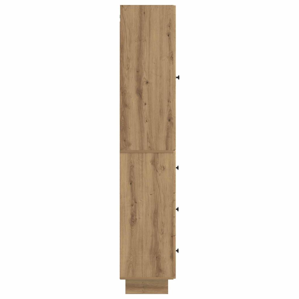 Cabinet Set 2 pcs 33 x 34.5 x 90 cm Particleboard