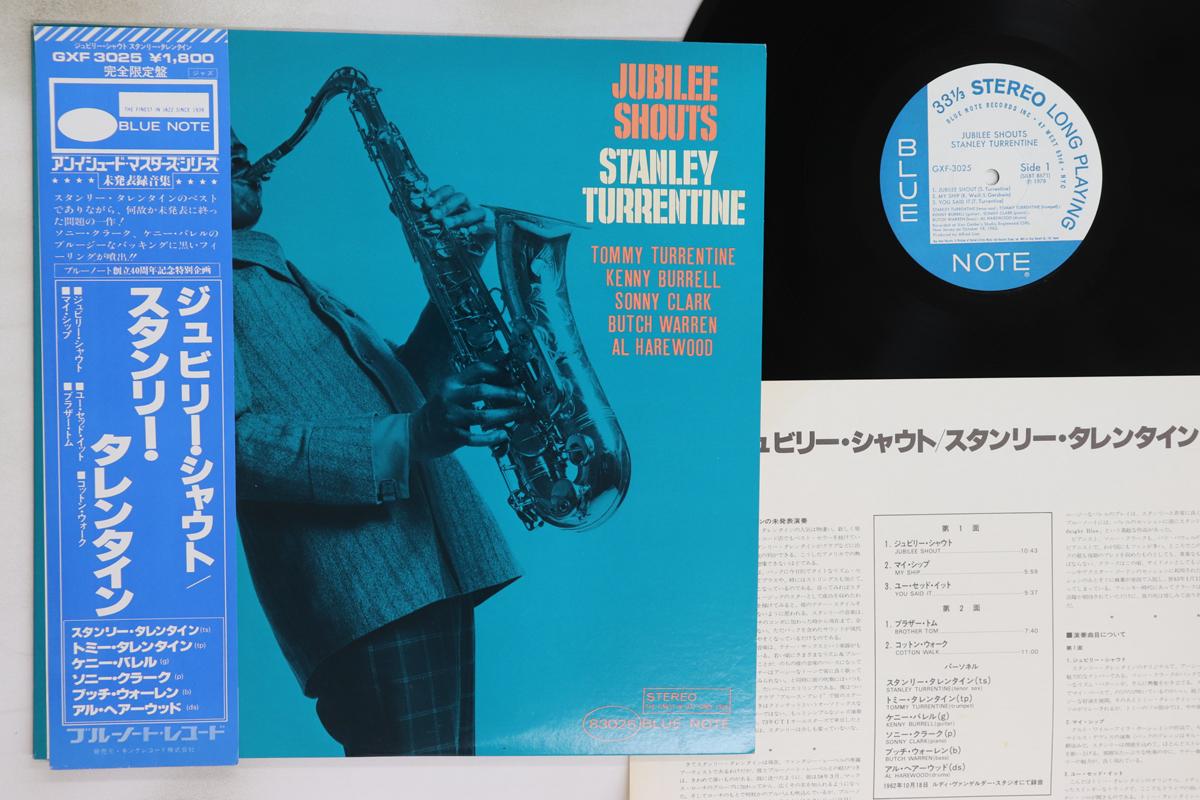 

LP Record STANLEY TURRENTINE - Jubilee Shouts GXF3025 BLUE NOTE 1978 Japan Obi Jazz Used