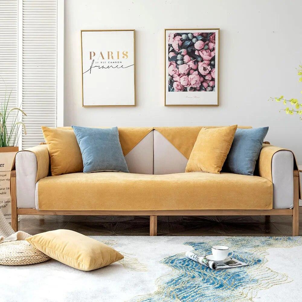 

Водоотталкивающий чехол для дивана, чехол, Нескользящий угловой коврик для дивана, водонепроницаемый четырехсезонный универсальный моющийся коврик для стула для гостиной 40x40cm