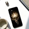 Dark flower Phone Case For Samsung Galaxy A73,A72,A71,A70,A53,A52,A51,Soft Black Cover