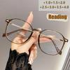 Anti-blue Light Glasses Reading Glasses Trendy Women's Large Frame Glasses Frame Fashionable Reading Glasses 6080