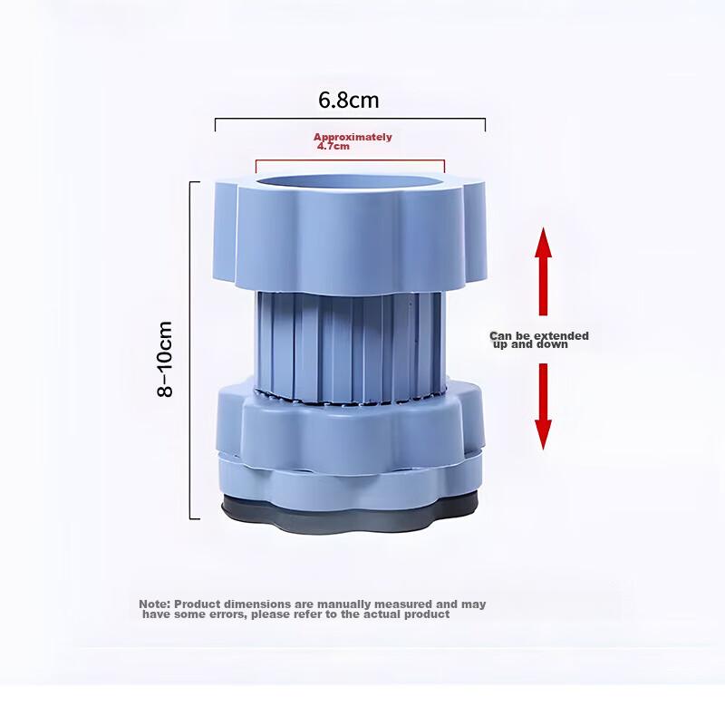 Yagao Washing Machine Foot Pad Base, Non-Slip And Anti-Vibration, Height Adjustable Support Pad for Top-Loading And Front-Loading Washers