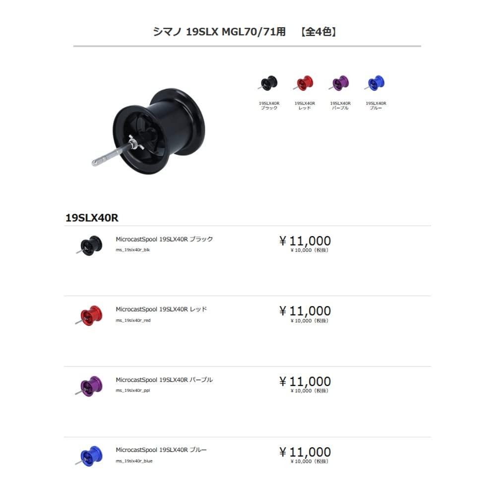 Avail MicrocastSpool 19SLX40R Red