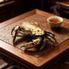 Handcrafted Brasses Crabs Figurine With Openable Shell Miniature Trinket Box For Desktop Display And Tea Table Decors