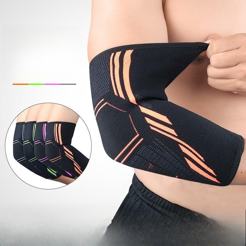 Sports Elbow Pads Breathable Pressurized Arm Pads Basketball Tennis Badminton Support Non-slip Elbow Pads