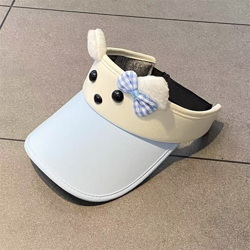 Summer Sun Hat for Women - Sweet & Cute Outdoor Bowknot Cycling Visor Cap