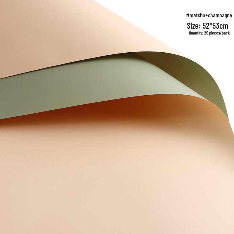 Extra Thick 8.5 Silk HD Morning Mist Matte Waterproof Florist Paper for Fresh Flower Wrapping