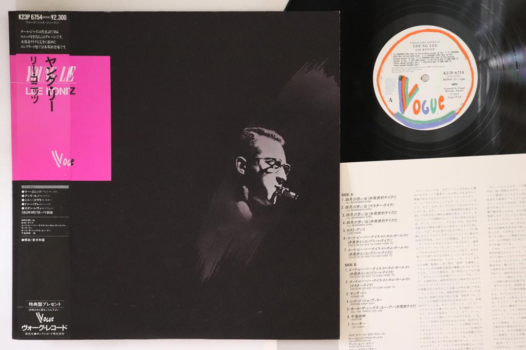LP Record LEE KONITZ - Young Lee K23P6754 VOGUE 1984 Japan Obi Jazz Used
