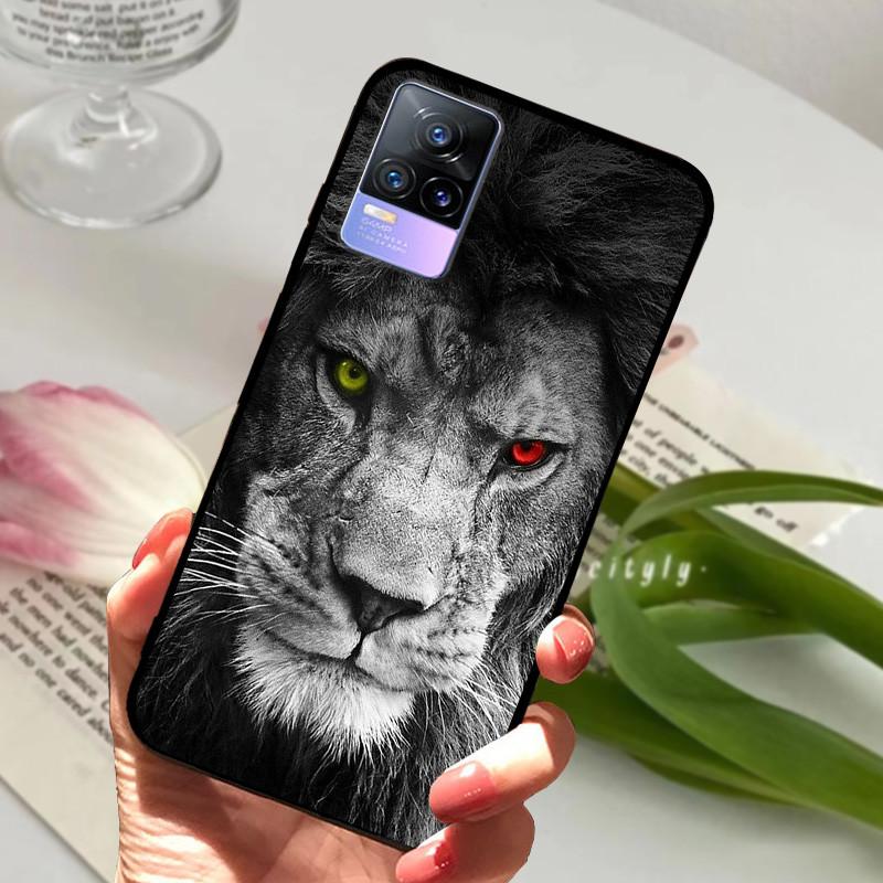 For Vivo V21e Case V 21e V2061 V2055 Soft TPU Phone Protective Fundas Cover For Vivo V21 V 21 4G 5G Shockproof Bumper Shells