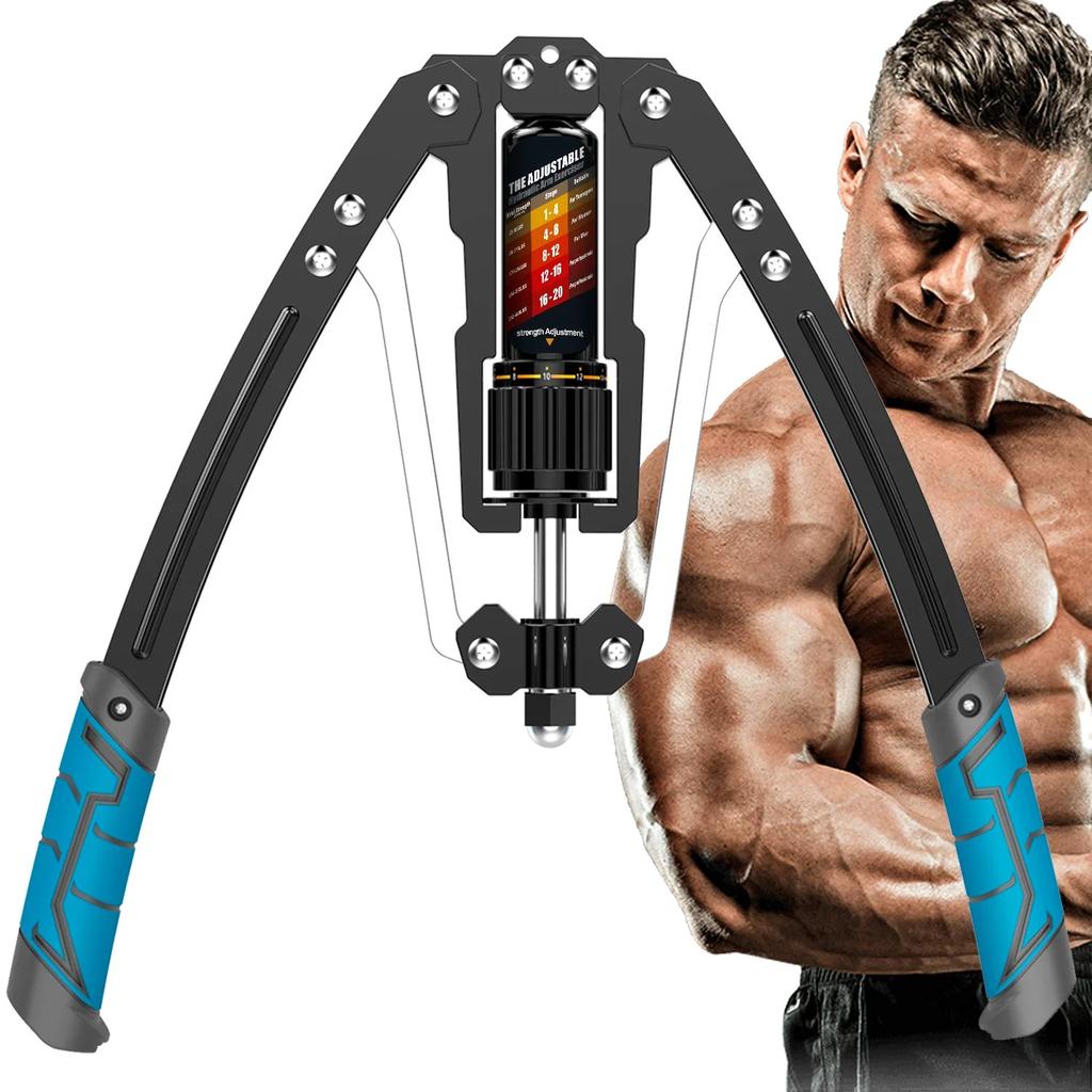 Hydraulic Arm Strength Device Adjustable for Men's Home Training and Fitness Equipment To Exercise Chest Muscles, Arm Muscles
