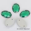 Round Multi-Faceted Acrylic Rhinestones with Double-Hole Flat-Back for Jewelry Accessories