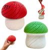 Rotating Mushroom Toy 3D Printed Slippery Figurine, Deformable Fidget Toy, Desktop Twisting Shape Desk Decor for Office and Home Gadgets