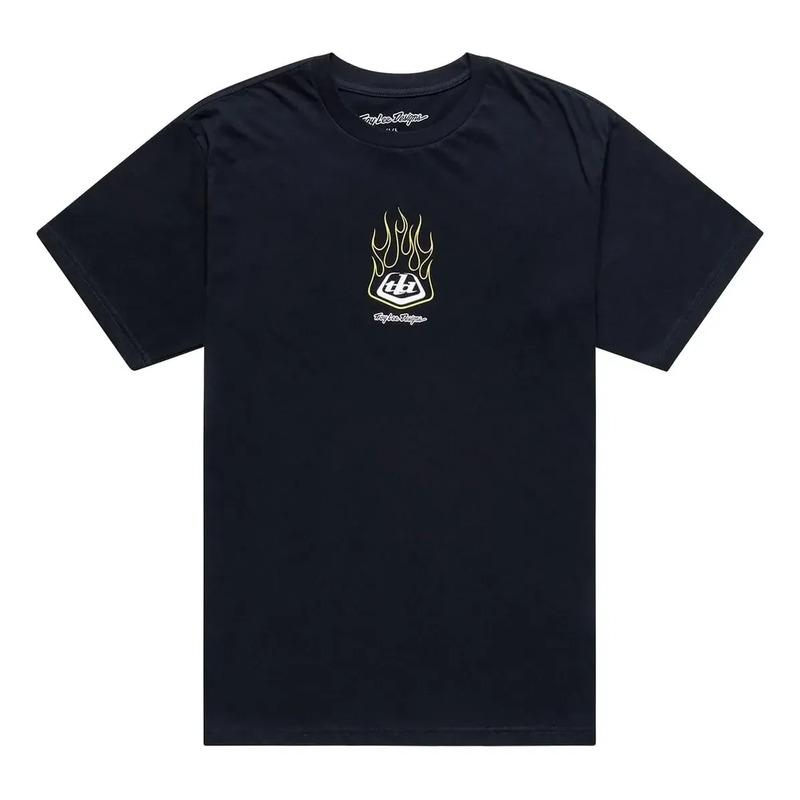 Camiseta De Manga Corta De Troy Lee Designs, Color Negro Fla S разноцветный