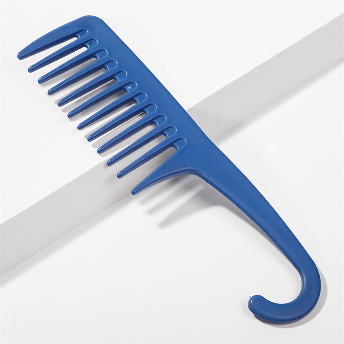 

Anti-Static Hair Comb Hairdressing Brushes With Hanger Shower Detangler Large Wide Tooth Comb Professional Salon Makeup 1PC
