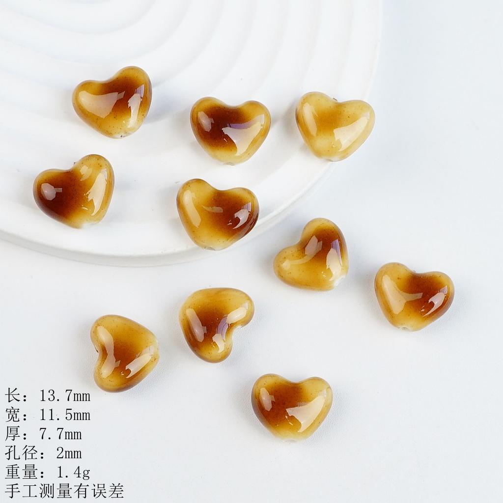 Love beads loose beads accessories ceramic bracelets handmade DIY material manufacturers