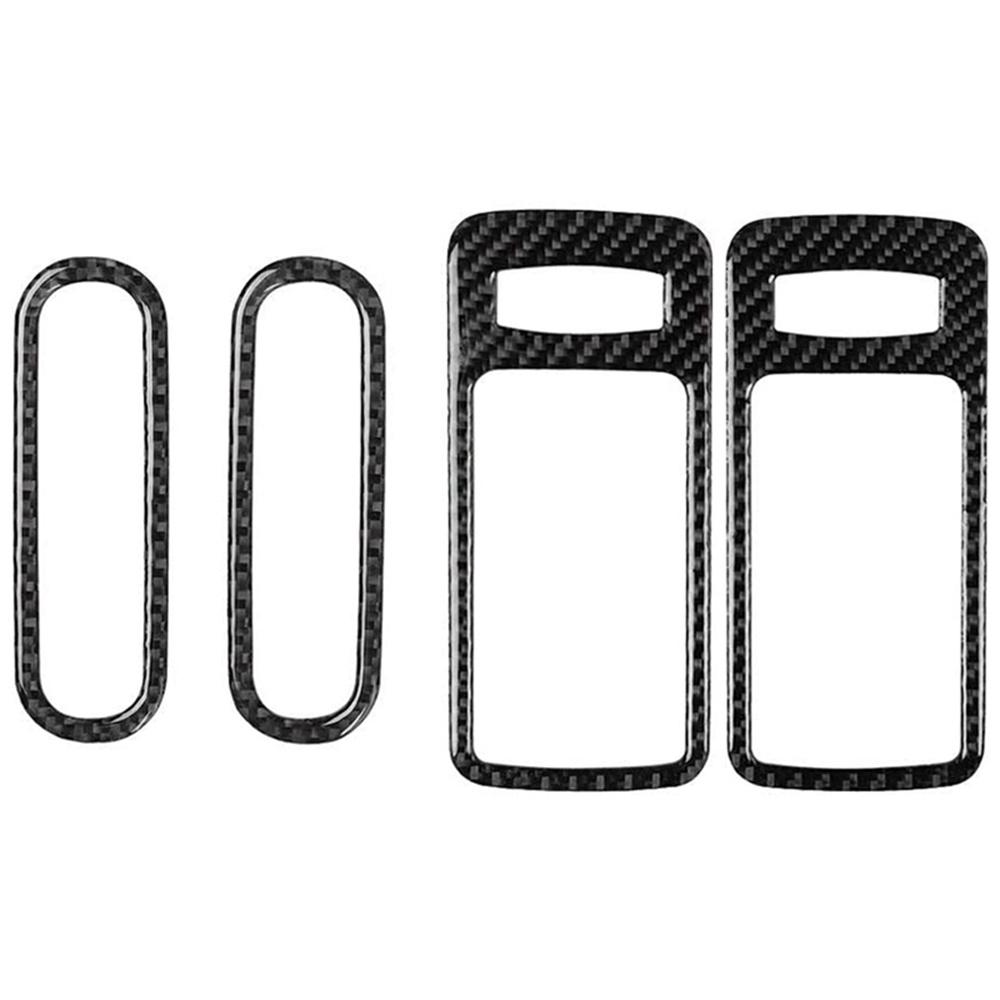 21pcs/Set Carbon Fiber Interior Decor Cover Trim Full Set For Ford Mustang 09-13
