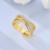Latest In Rings Genuine Copper Simple Yellow Bow Ring Bands Fashion Luxury For Women Party Anniversary Wedding Present Choice