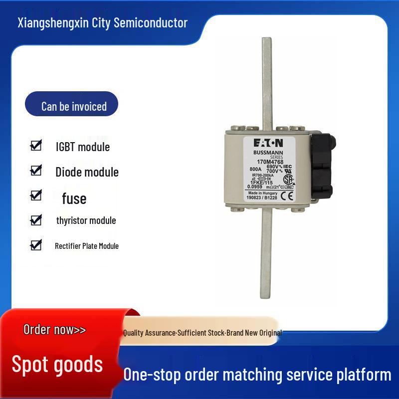 

Bussmann 170M8507/8508 Fast-Acting DC Fuse Link Fuse Model 170M8508