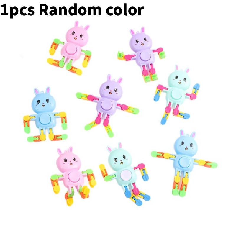 

Toy Stressrelief Rabbit With Plastic Spinner Chain For Kids Enthusiasts And