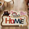Entry Door Floor Mat Entry Door Door Door Mat Non-Slip Floor Mat Entrance Wear-Resistant And Dirt-Resistant Foot Mat Silk Ring Can Cut Carpet