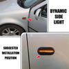 2 pezzi Indicatori di direzione dinamici a LED Luce di posizione laterale Lampada per VW Volkswagen Bora Golf 3/4 Passat 3B Polo 6N Sharan Vento T5 SEAT Ibiza