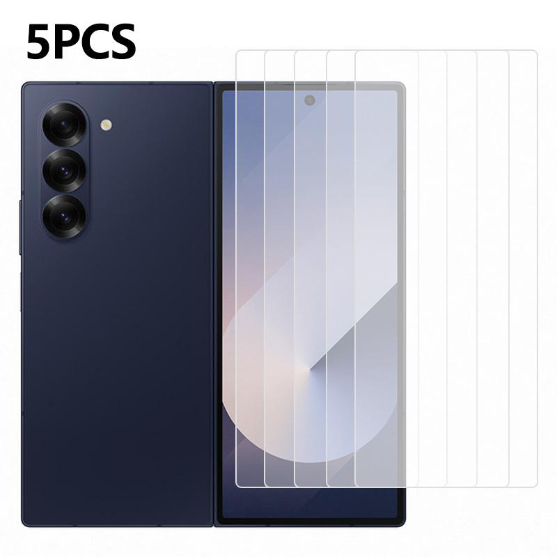 

5Pcs For Samsung Galaxy Z Fold7 5G Front Screen Protector 0.3mm 2.5D Tempered Glass Clear Film Type A