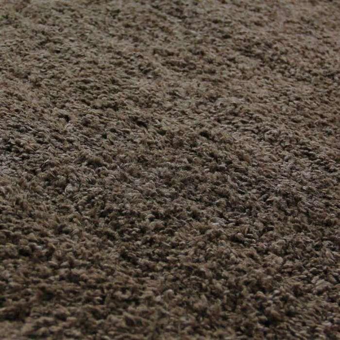 Tapis toucher laineux extra-doux taupe 120x170